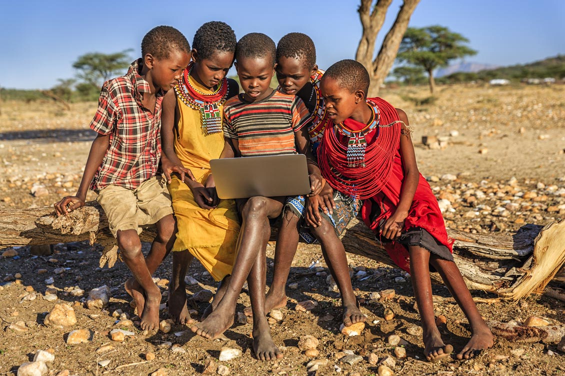African Kids Learning